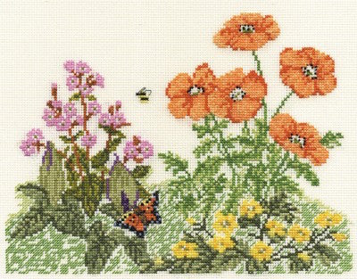 DMC Poppies and Butterflies - valleywools