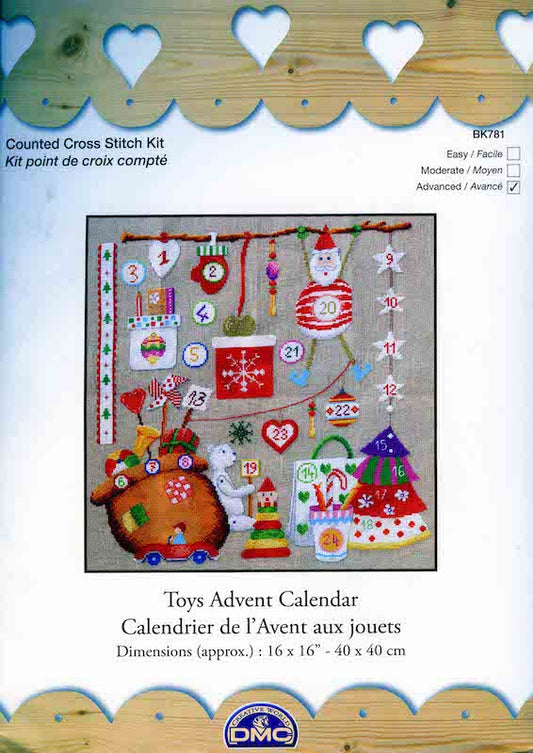 DMC Toys Advent Calendar (BK781) - valleywools