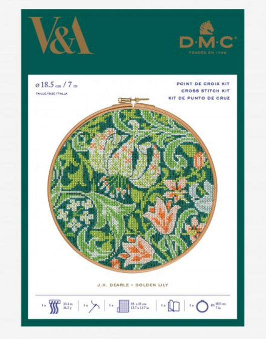 DMC V&A Golden Lily - JH Dearle (BL1176/77) - valleywools