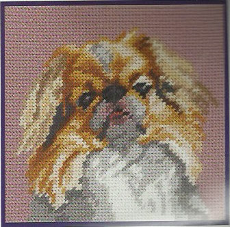 DMC Tapestry Kit - Japanese Spaniel (C881K) - valleywools