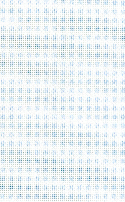DMC Impressions pre-cut Bleu Checks (35 x 45cm) - valleywools