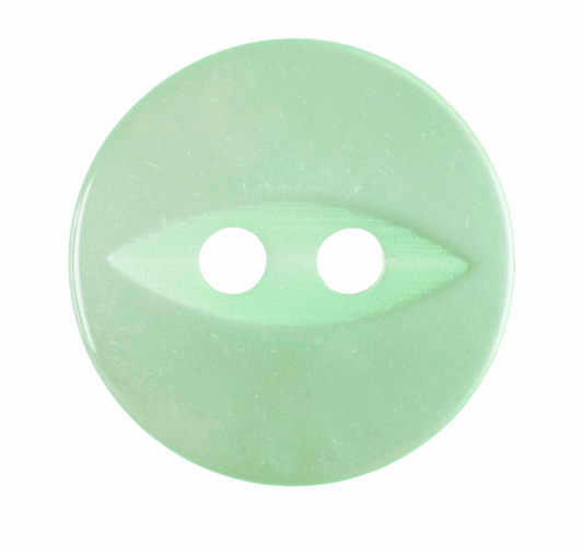 ABC Loose Buttons Light Green 14mm - valleywools