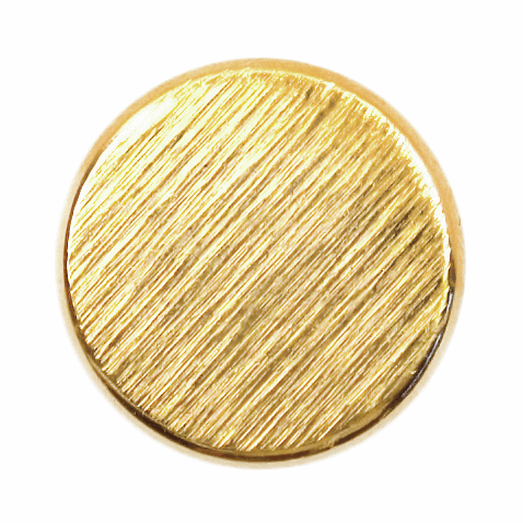ABC Loose Buttons Brass Metal 15mm - valleywools