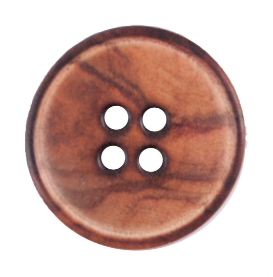 Olive Wood Buttons (loose) 23mm - valleywools