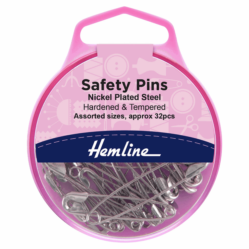 Nickel Safety Pins - valleywools