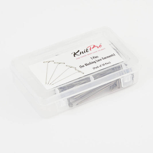 Knit Pro Lace Blocking T-Pins (pack of 50) - valleywools