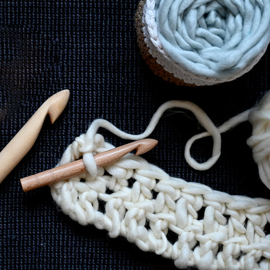 Knit Pro Jumbo Birch Crochet Hook - valleywools