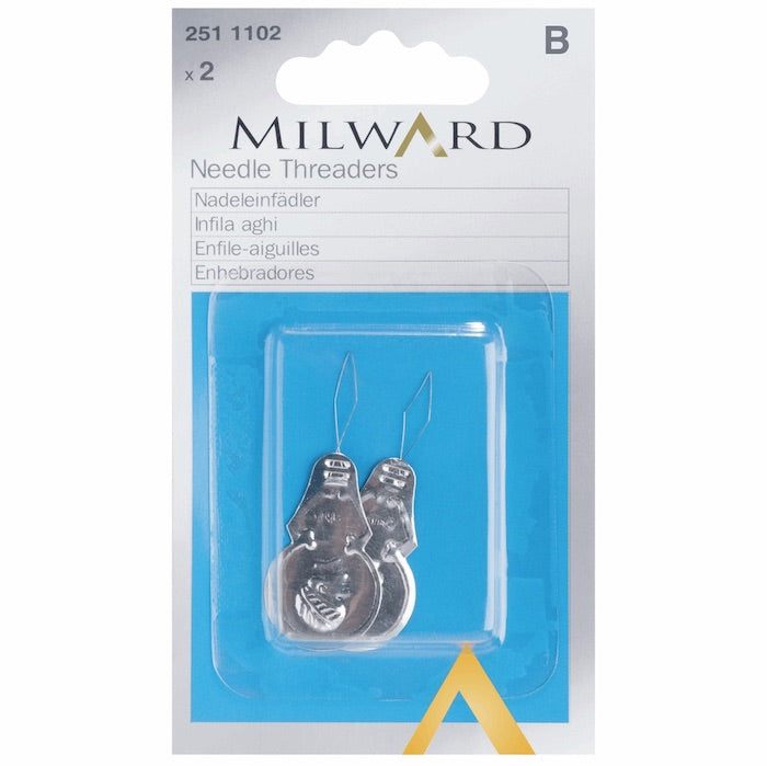 Milward Needle Threaders x 2/packet - valleywools