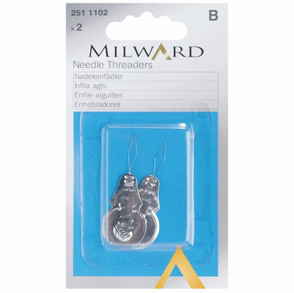 Milward Needle Threaders x 2/packet - valleywools