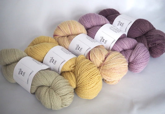 Nellie & Eve 4ply Welsh Wool Plant Dyed Hedgrow Collection - valleywools