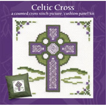 Textile Heritage Panel - Celtic Cross - valleywools