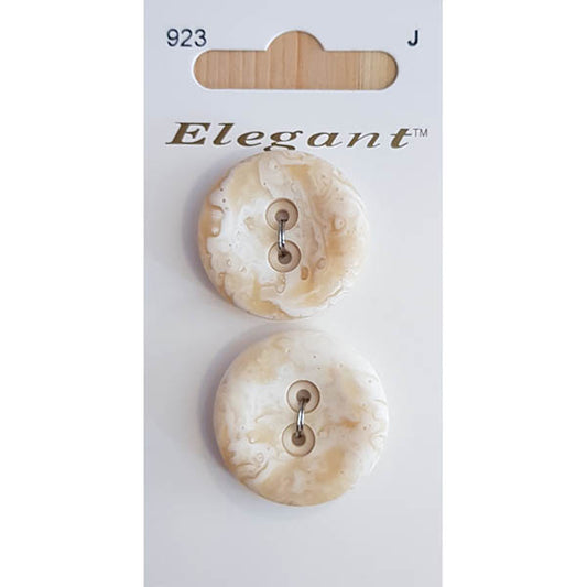 Sirdar Elegant Buttons Light Tan, 25mm (B5611-0923) - valleywools