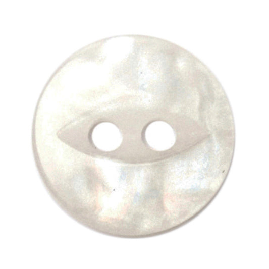 ABC Loose Buttons Pearly White 11mm - valleywools