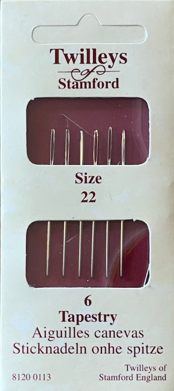 Tapestry Sewing Needles size 22 - valleywools