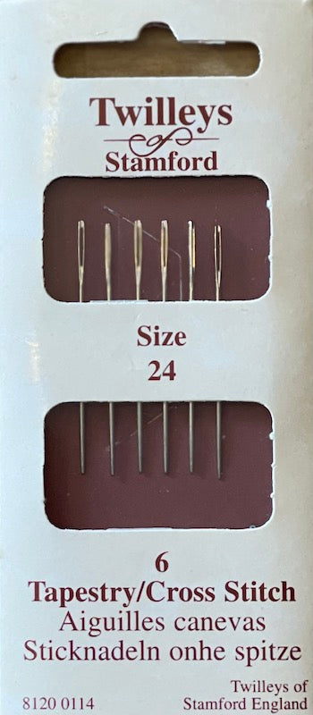 Tapestry & Cross Stitch Needles size 24 - valleywools